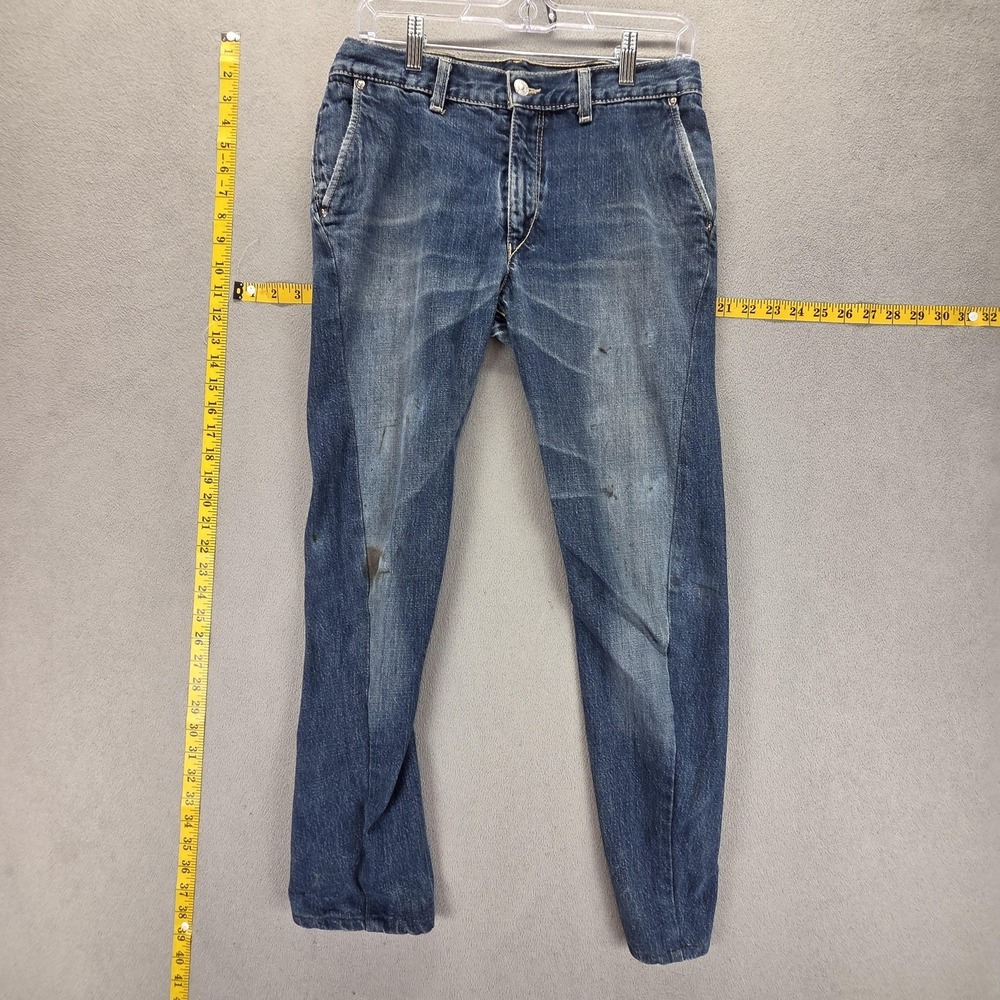 Vintage Levis Engineered Jeans Womens Blue Twisted Zip Fly Fits 28x28
